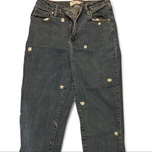 Hand Embroidered Women's Jeans